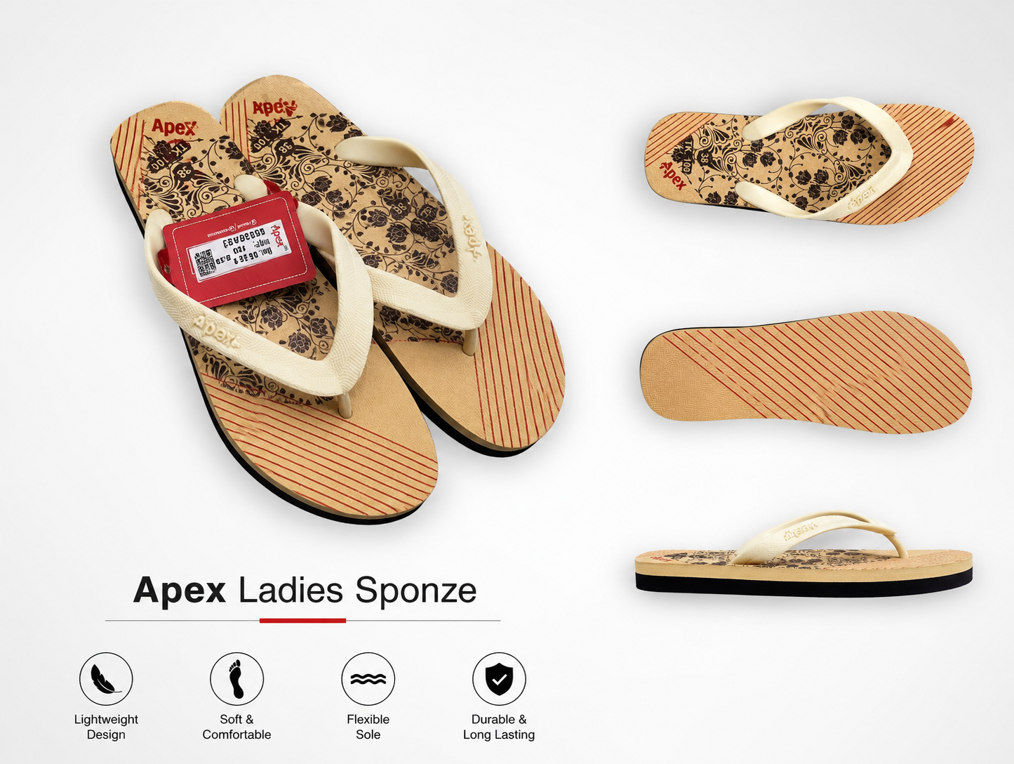 Apex Ladies Sponge Flip-Flop