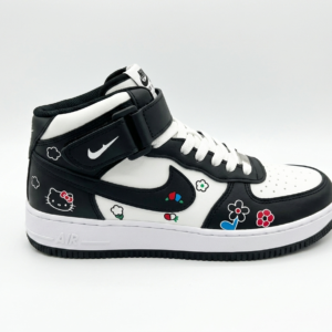 Nike High-Top Sneaker White Black For Women